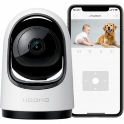 Camera for Home Security, 360° PTZ AI Indoor Camera 2.4G WI-FI Motion& Tracking Baby Monitor/Pet Cam