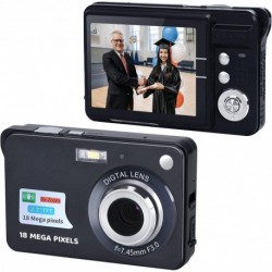 Digital Camera, Andoer Portable 720P Digital Camera Video Camcorder 18MP Photo 8X Zoom Anti-Shake 2.