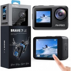 AKASO Brave 7 LE 4K30FPS 20MP WiFi Action Camera with Touch Screen EIS 2.0 Zoom Remote Control 131 F