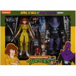 Teenage Mutant Ninja Turtles 7" Scale April O'Neil & Foot Soldier Collectible Action Figures Set