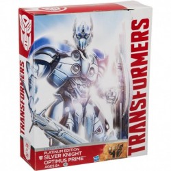 Hasbro Transformers Exclusive Platinum Edition Action Figure Silver Knight Optimus Prime