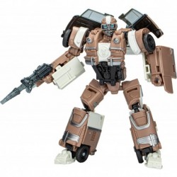 Transformers Studio Series Deluxe Class Wheeljack Action Figure, 11.5 cm, Brown & White, Toy Figure