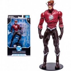 DC Multiverse The Flash Wally West Red Suit 7-inch Action Figure, Collectible DC Rebirth Figure with