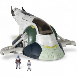 Star Wars Deluxe Vehicle, 8-inchVehicle & Figure, Jango Fett's Starship (SWJ0031)