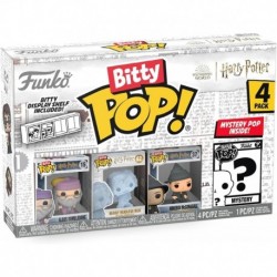 Bitty Pop! Harry Potter Mini Collectible Toys 4-Pack - Albus Dumbledore, Nearly Headless Nick, Miner