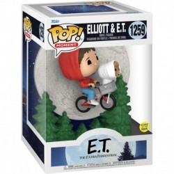 Pop! Moment: E.T. The Extra-Terrestrial - Elliot and E.T. Flying (Glow in The Dark), Multicolor, 507