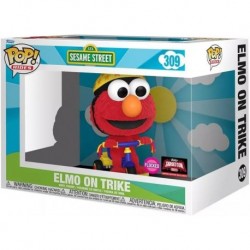 POP Rides: Sesame Street Elmo on Trike Flocked 2024 Target Con Exclusvie Vinyl Figure