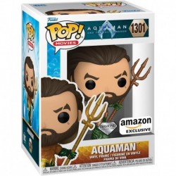 Pop! Movies: Aquaman and The Lost Kingdom - Aquaman Diamond Glitter, Amazon Exclusive