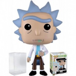 Funko Pop! Animation: Rick and Morty - Rick Vinyl Figure (Bundled with Pop Box Protector CASE)