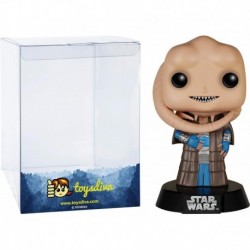 Bib Fortuna: Funk o Pop! Vinyl Figure Bundle with 1 Compatible 'ToysDiva' Graphic Protector (053-057