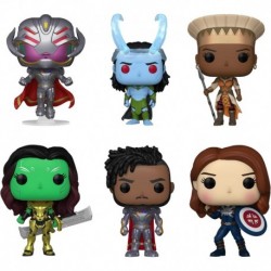 Pop! Marvel: What If...? Set - 6 Figure Set: Infinity Ultron, Frost Giant Loki, Queen General Ramond