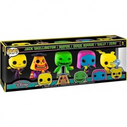 Funko Pop! Disney The Nightmare Before Christmas Jack Skellington 5-Pack Special Edition Multicolor