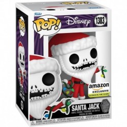 Pop! Disney: The Nightmare Before Christmas 30th Anniversary - Santa Jack (Glow in The Dark), Amazon