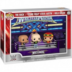 Pop! Moments Deluxe: WWE - Wrestlemania 30 - Opening Toast, The Rock, Stone Cold Steve Austing, Hulk