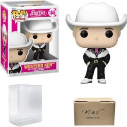 Funko Pop Movies: Barbie - Western Cowboy Ken Vinyl Figure 1446 Bundled with MXP Pop Protector and S