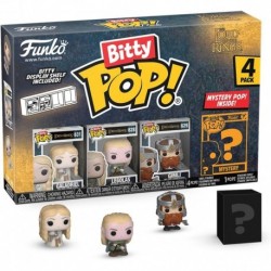 Bitty Pop!: Lord of The Rings Mini Collectible Toys 4-Pack - Galadriel, Legolas, Gimli, & Mystery Ch