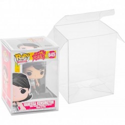 Pop Protector Case Compatible with 4 Inch Funko Pop! Vinyl Figures, (50 Pack) Clear Plastic Box for