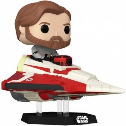 Funko Pop! Ride Super Deluxe: Star Wars Hyperspace Heroes - OBI-Wan Kenobi in Delta 7 Jedi Starfight