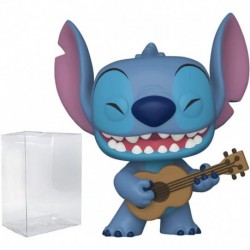 POP Disney: Lilo & Stitch - Stitch with Ukulele Pop! Vinyl Figure (Bundled with Compatible Pop Box P