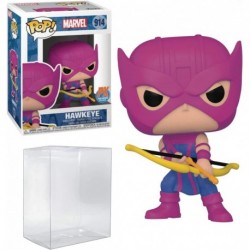 Pop! Marvel Classic Hawkeye Vinyl Figure Exclusive (Bundled with EcoTek Protector Case to Protect Di