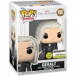 Pop! TV: Netflix - The Witcher, Geralt (Glow in The Dark), Amazon Exclusive