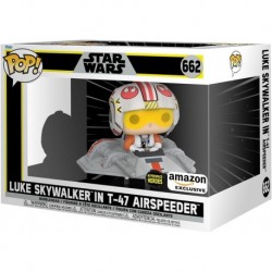 Pop! Ride Super Deluxe: Star Wars Hyperspace Heroes - Luke Skywalker in T-47 Airspeeder, Amazon Excl