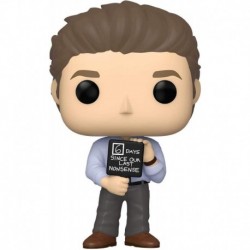 The Office - Jim Halpert with Nonsense Sign Pop Vinyl Figure (Bundled with Compatible Protector to P