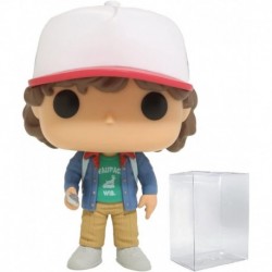 [Stranger Things - Dustin Henderson with Compass Funko Vinyl Figure (Bundled with Compatible Box Pro