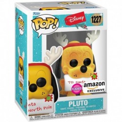 Pop! Disney Holiday: Pluto (Flocked), Amazon Exclusive