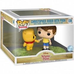 Disney Winnie The Pooh Pop! Moment Vinyl Figure Winnie The Pooh- CR w/Pooh 9 cm