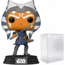 POP Star Wars: Clone Wars - Ahsoka Tano Funko Vinyl Figure (Bundled with Compatible Pop Box Protecto