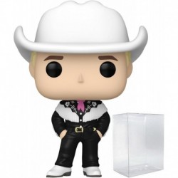 Movies: Barbie - Western Cowboy Ken Funko Vinyl Figure (Bundled with Compatible Box Protector Case),