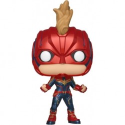 Captain Marvel - Masked Captain Marvel Limited Edition Chase Funko Pop! Vinyl Figure (Includes Compa