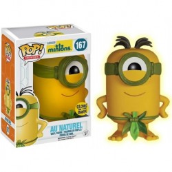 Pop Movies Minions Au Naturel Glow in the Dark Exclusive Vinyl Figure