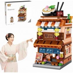 Japanese Street View Shop Bricks, Mini DIY Building Blocks Model MOC Construction Toy NOT Compatible