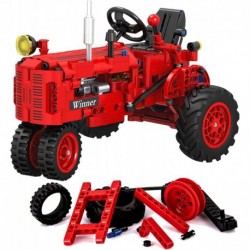 1/12 Classic Farm Tractor Toys Building Blocks Set Endless Fun for Kids with A Collection of Tractor