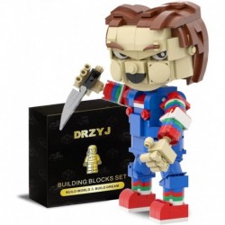 Building Block Set, Chucky Character Building Toys, Birthday Party Decorations Supplies, Gifts for F