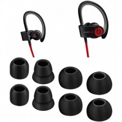 Replacement Eartips for dre Powerbeats 2 Powerbeats 3 Wireless Beats by dre Headphones Silicone Earb