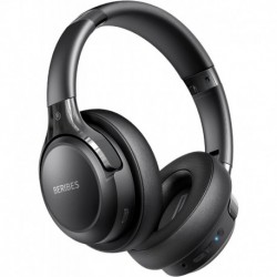 Bluetooth Headphones Over Ear, 65H Playtime and 6 EQ Music Modes Wireless Headphones with Microphone