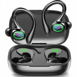 Wireless Earbuds, 60H Playback Bluetooth 5.3 Headphones,Noise Cancelling Wireless Headphones with LE