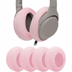 2 Pairs Knit Headphones Ear Covers, Washable & Stretchable Sanitary Earcup Protectors for Over-Ear H