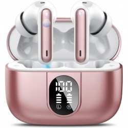 Wireless Earbuds, 2024 Bluetooth Headphones 5.3 HiFi Stereo Earphones, 40H Playtime in-Ear Earbud, B