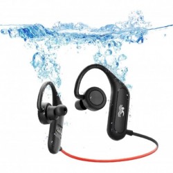 Waterproof Headphones for Swimming, IPX8 Stereo Sweatproof in-Ear Earphones, 32GB MP3 Waterproof Mus