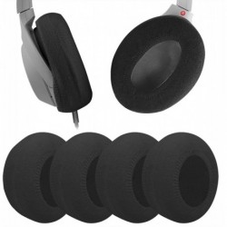 2 Pairs Knit Headphones Ear Covers, Washable & Stretchable Sanitary Earcup Protectors for Over-Ear H