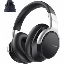 Bluetooth Headphones Noise Cancelling: Over Ear Wireless ANC Headphones with Microphone, 50Hrs Playt