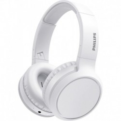 H5205 Over-Ear Wireless Headphones with 40mm Drivers, Lightweight Cushioned Headband, White