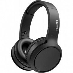 H5205 Over-Ear Wireless Headphones with 40mm Drivers, Lightweight Cushioned Headband, Black