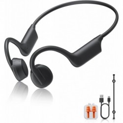 Bone Conduction Headphones Lightweight Open Ear Headphones Sport Headphones with Built-in Mic Extra