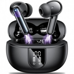 Wireless Earbuds Bluetooth V5.3 Headphones 42H Playback LED Power Display Earphones with Wireless Ch