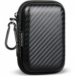 Earbud Case, RISETECH Earphone Carrying Case Holder Storage Headphone Small Pouch Phone Accessories